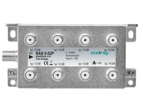 Axing BAB 8-02P 8-fach Terminal-Abzweiger, 51218 MHz