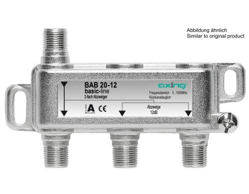 Axing BAB 20-08 2-fach Abzweiger, 8 dB, 51006 MHz