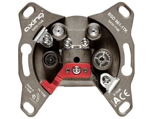 Axing BSD 961-17K Multimediadosen CATV, DATA, DATA, 17 dB