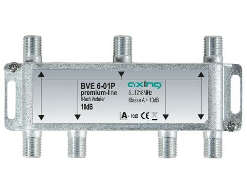 Axing BVE 6-01P 6-fach Verteiler, 51218 MHz, Bauform 01