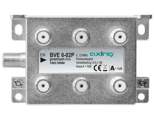 Axing BVE 6-02P 6-fach Verteiler, 51218 MHz, Bauform 02