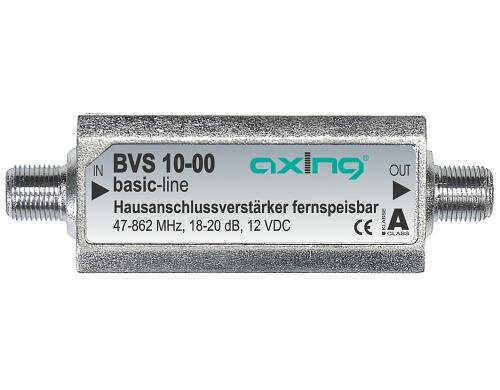 Axing BVS 10-00 Inline-Verstärker 20 dB, 862 MHz