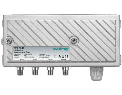 Axing BVS 20-47 Verstärker 36 dB,107 dBµV CSO/CTB,1006 MHz