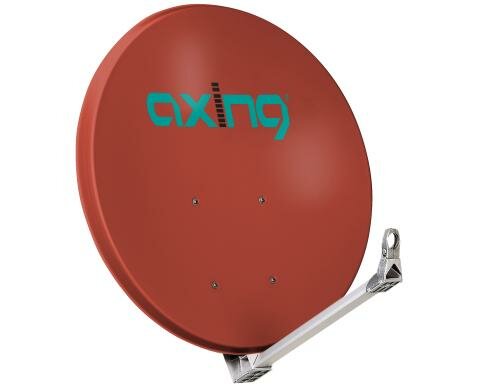 Axing SAA 110-03 Satellitenantenne 110 cm, Ziegelrot