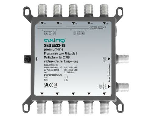 Axing SES 5532-19 Programmierbarer Unicable II Multischalter