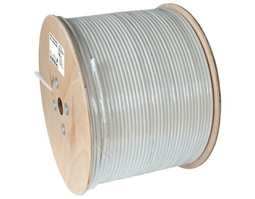 Axing SKB 88-03 Koaxialkabel, geschirmt, 500m, Weiss, Eca