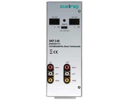 Axing SKP 2-06 COFDM/QAM, PAL-Stereo-Twinkassette