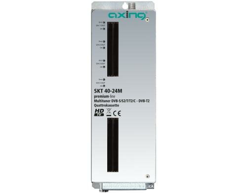 Axing SKT 40-24M Multituner, DVB-T2-Quattrokassette, CI