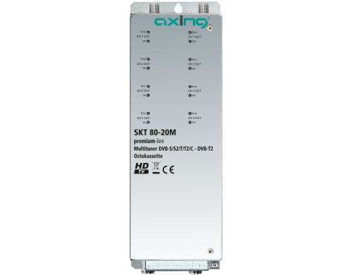 Axing SKT 80-20M Multituner, DVB-T2-Octokassette