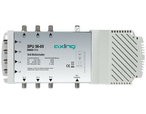 Axing SPU 56-05 Multischalter, 5 in 6, Quad-LNB