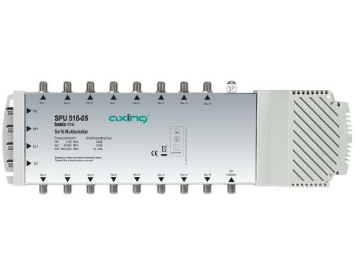 Axing SPU 516-05 Multischalter, 5 in 16, Quad-LNB-tauglich