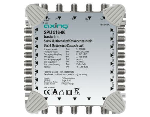 Axing SPU 516-06 Multischalter/Kaskadenbaustein, 5 in 16