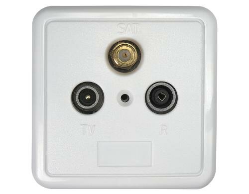 Axing SSD 2-10 SAT-Antennensteckdose CATV, SAT, 10 dB