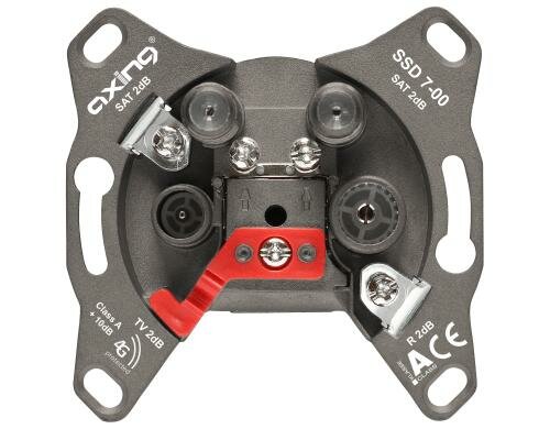 Axing SSD 7-00 SAT-Twin-Antennensteckdose CATV, SAT, SAT