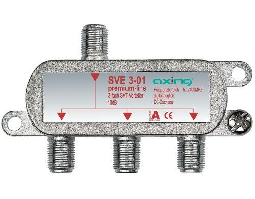 Axing SVE 3-01 3-fach SAT-Verteiler, 52400 MHz