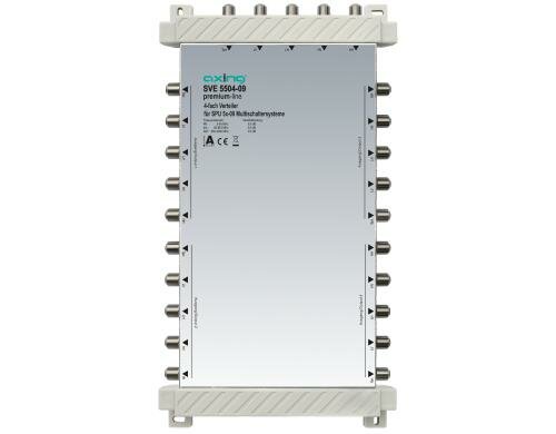 Axing SVE 5504-09 4-fach SAT-Verteiler, 5 in 5, 4xSAT, 1xTER