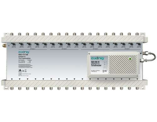 Axing SVS 1717-09 Kopfverstärker, 17 in 17, 16xSAT, 1xTERR