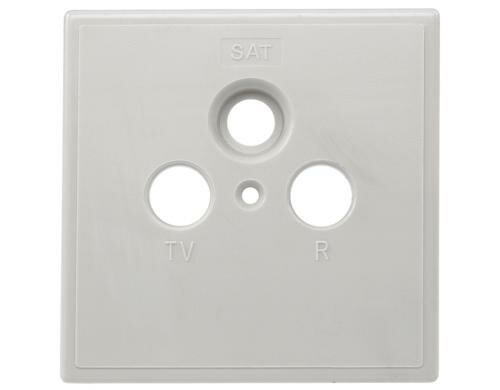 Axing SZU 2-00 Abdeckung, TV/R/SAT, einteilig