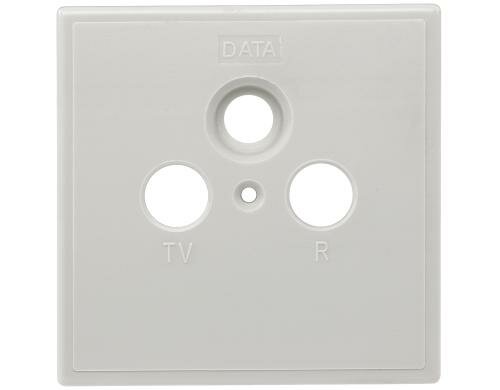 Axing SZU 2-01 Abdeckung, TV/R/DATA, einteilig