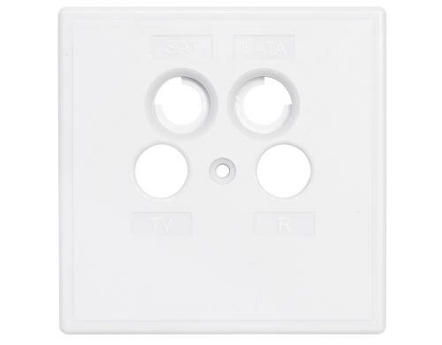Axing SZU 2-02 Abdeckung, TV/R/SAT/DATA, einteilig