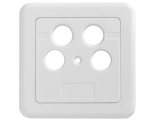 Axing SZU 2-13 Abdeckung, TV/R/DATA/DATA, zweiteilig