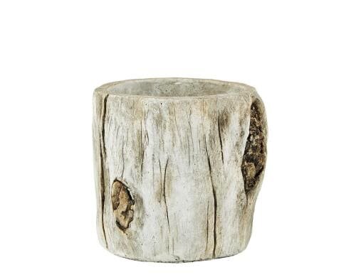 Villa Übertopf 16x15cm Zement 1 Stück, DxH: 16x15cm