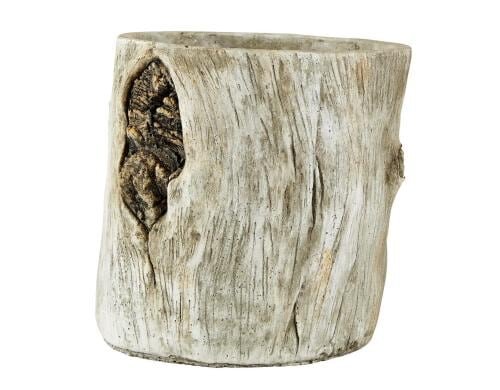 Villa Übertopf 20x22cm Zement 1 Stück, DxH: 20x22cm