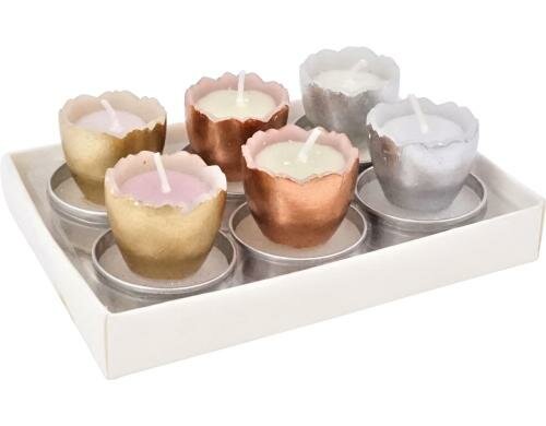 Hoff Interieur Teelichter Eggs 6er Set Grösse 13.5x9.5x5cm