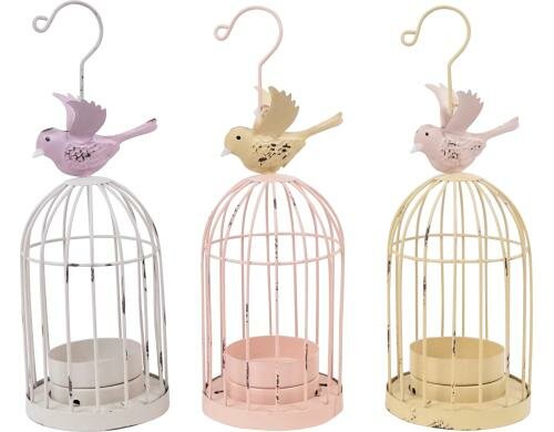 Hoff Interieur Teelichter Birdy 3er Set Grösse 8x8x20cm