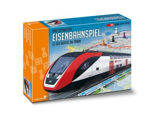 Das Schweizer Eisenbahnspiel Alter: 9+, 2-4 Spieler