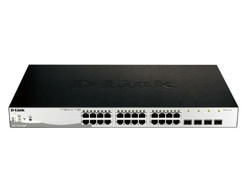 D-Link DGS-1210-28MP:28Port SmartSwitch 1Gbps, IGMP, 256xVLAN, QoS
