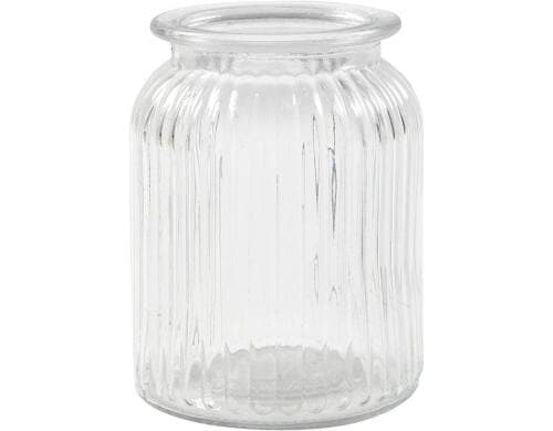 Creativ Company Glasgefäss 6 Stück, 14.5 x 11 cm, Lochgrösse 7 cm