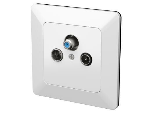 modino priamos UP TV/Radio/SAT-Dose 2dB, weiss