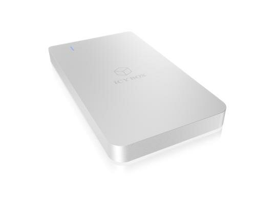 ICY BOX ext. M.2 Gehäuse IB-RD288M2 silber, USB 3.1 Type-C, 2x M.2 SATA SSD