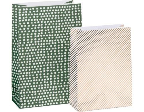 Stewo Geschenkbeutel Ellewood 6 Beutel, 6 Sticker, 2 Designs