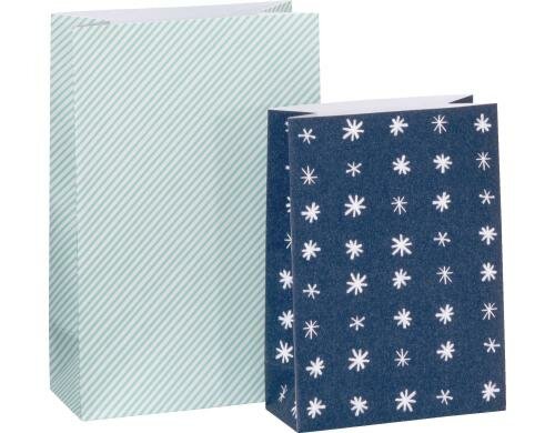 Stewo Geschenkbeutel Joylyn 6 Beutel, 6 Sticker, 2 Designs