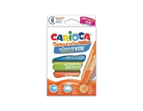 Carioca Posterfarbe Temperello Neon 6er Pack