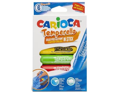 Carioca Posterfarbe Temperello 6er Pack