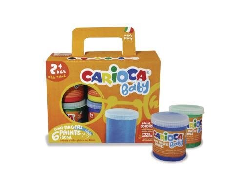 Carioca Fingermalfarben Baby 6 Farben à 80ml