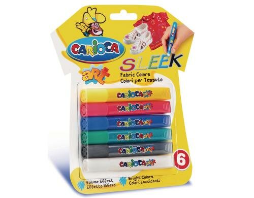 Carioca Textilfarbetuben Fabric 6er Pack