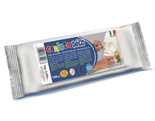 Carioca Modelliermasse Déco weiss 1000g