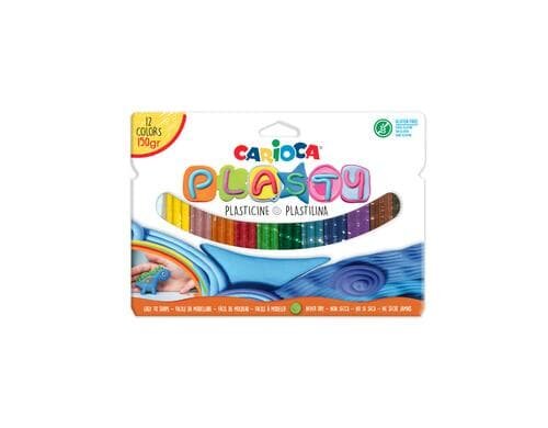 Carioca Modellierknete Plasty 12er Pack