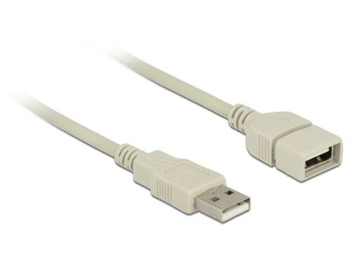 USB2.0-Verlängerungskabel 1.5m, grau