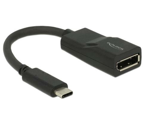 Monitoradapter USB Typ-C zu Displayport 4K bis 60Hz, DP Alternate Mode, 8cm