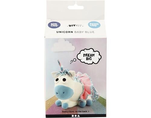 Creativ Company Foam & Silk Clay Set Einhorn