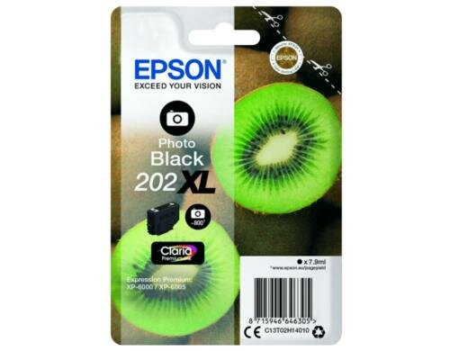 Tinte Epson 202 XL / C13T02H14010 Photo Black, 7.9ml, zu XP-6000, XP-6005