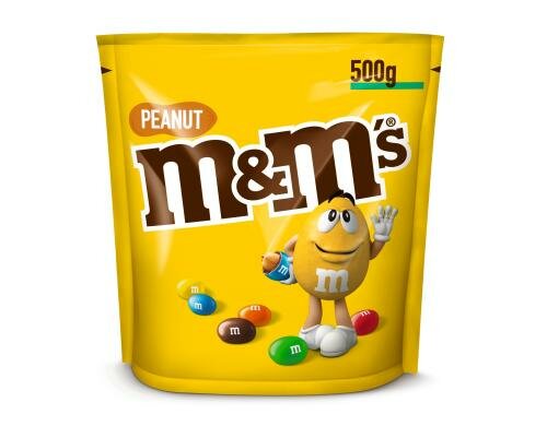M&Ms Peanut Stehbeutel 500g