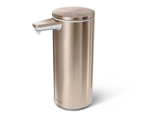 Simplehuman Sensorspender wiederaufladbar rosegold, Fassungsvermögen 266ml