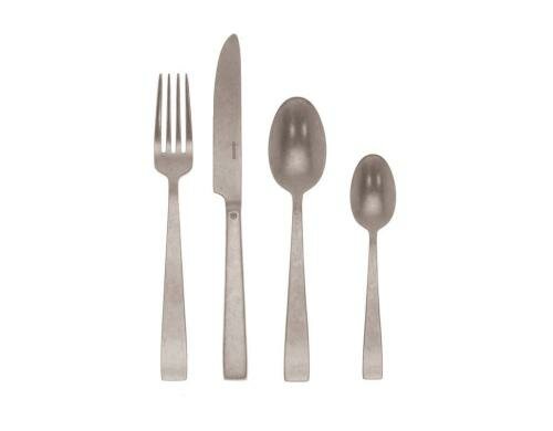 Sambonet Tafelbesteck, 24 Set, flat vintage 6 Tafelmesser, 6 Gabeln, 6 Löffel, 6 TL