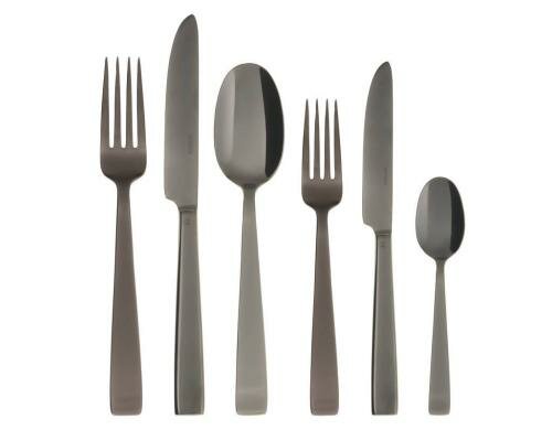 Sambonet Tafelbesteck, 36 Set, Flat  PVD 6x Messer, Gabel, EL,  TL,  MokkaL, Dgabel